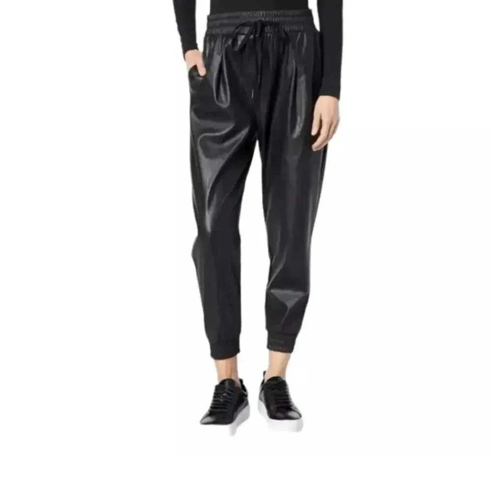 n:Philanthropy Revolve Faux Vegan Leather Joggers Women’s S NWT